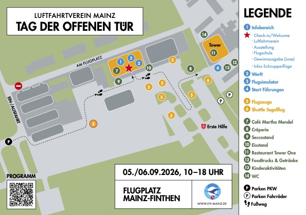 Lageplan Tag der offenen Tür 2026
